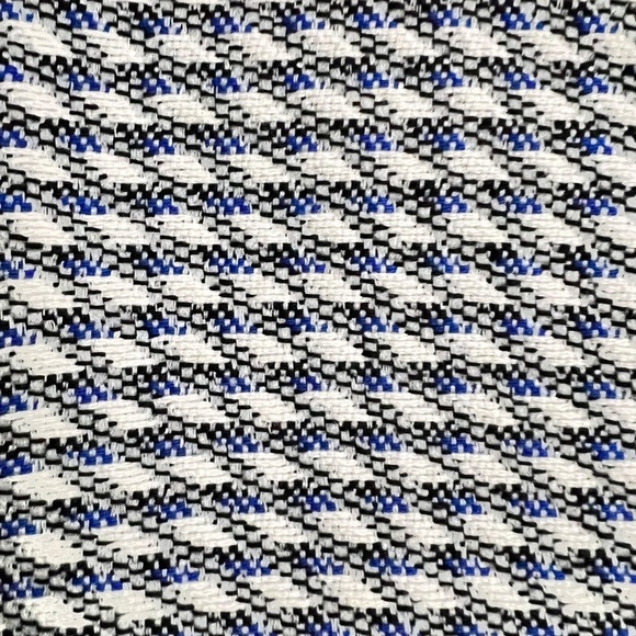 EKYOG Blue, Black, White Tweed Style Skirt Sz 2 - Picture 3 of 12